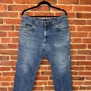 Blue vintage Lee denim‎ jeans with a relaxed fit jeans
